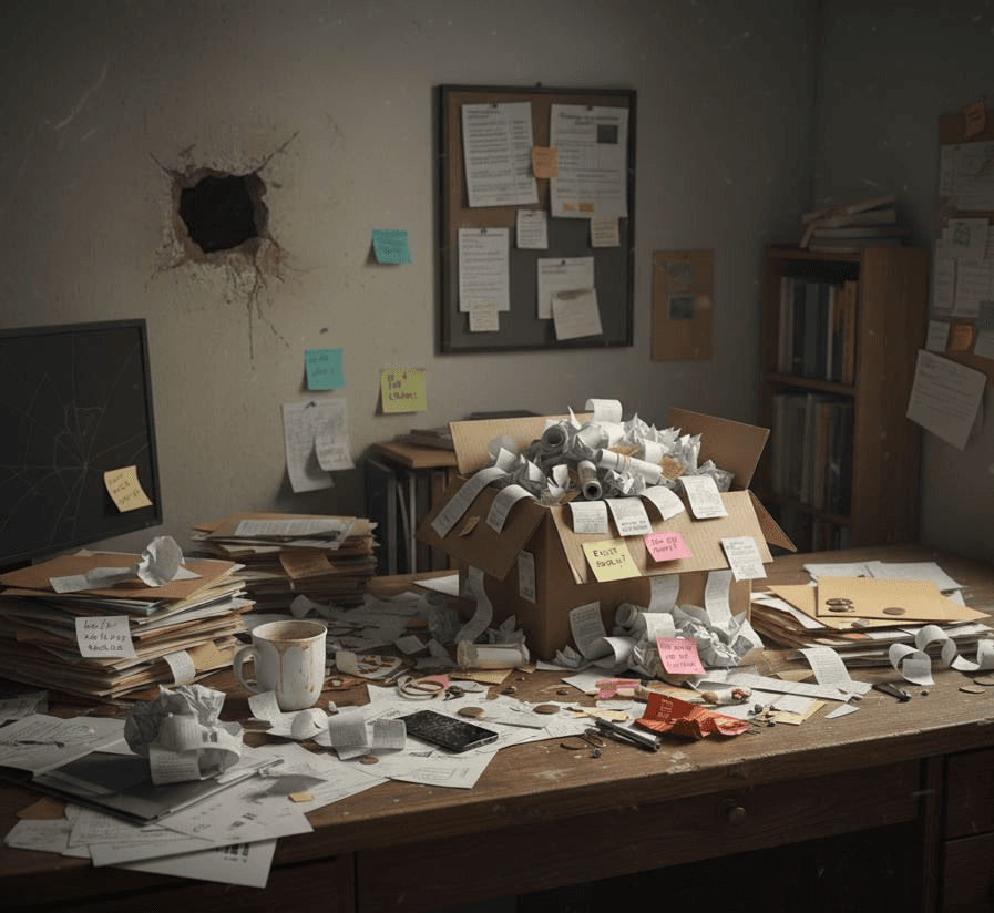 Before Landlord CYA - Disorganized mess